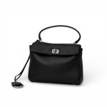 BALENCIAGA сумка Rodeo small кожа гладкая черная серебро