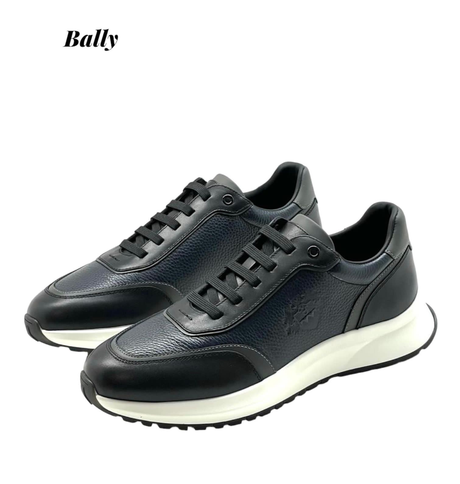 bally-krossovki-cherno-sinie-tisnennyj-logotip-sboku.jpg BALLY кроссовки черно-синие тисненный логотип сбоку — изображение 1
