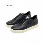 BERLUTI кроссовки черные с тисненными надписями