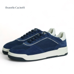 BRUNELLO кеды синий сетчатый текстиль со вставками из замши