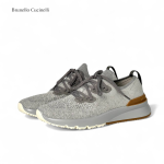 BRUNELLO кроссовки серые текстиль