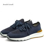 BRUNELLO кроссовки синие текстиль