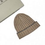 BRUNELLO шапка кашемир бежевая