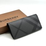 BURBERRY купюрница клетка серая