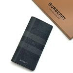 BURBERRY купюрница серая металлическое лого