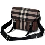 BURBERRY мессенджер коричневый клетка