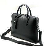 BURBERRY портфель кожа Taiga маленький черный