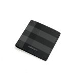 BURBERRY Портмоне серое фирменная канва нового формата