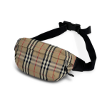 BURBERRY поясная сумка текстильная в светлую клетку