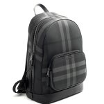 BURBERRY рюкзак серый из канвы с длинной молнией