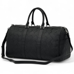 BV дорожная сумка кожа того черного цвета крупное плетение