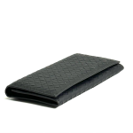 BV купюрница черная из кожи теленка с горизонтальной раскладкой