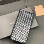 BV купюрница мягкая горизонтальные визитки черная