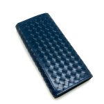 BV купюрница с кармашком сзади синяя