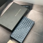 BV купюрница толстая с монетницей синяя