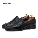 BV лоферы ягненок плетеный верх с классическим носком