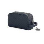 BV несессер 1 молния с ручкой черный теленок в крупном новом плетении