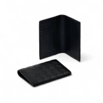 BV обложка для паспорта из кожи ягненка крупное плетение черного цвета