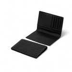 BV обложка на паспорт 5 визиток черная из теленка