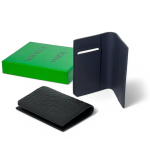 BV обложка на паспорт из теленка обрезанный угол черная