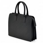 BV портфель из кожи теленка гармошка черный