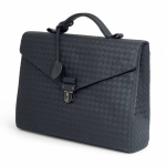 BV портфель конверт черный теленок со старым замком