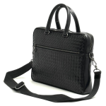 BV портфель маленький с карманом на молнии спереди черный