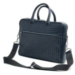 BV портфель маленький с карманом на молнии спереди синий