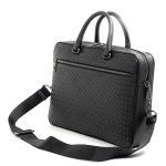 BV портфель теленок большой с 2 карманами сбоку черный