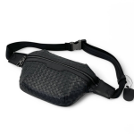 BV поясная сумка теленок на молнии черная