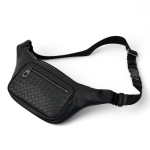 BV поясная сумка теленок на молнии черная маленькая