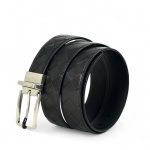 BV ремень брючный широкое плетение черный