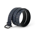 BV ремень овальная пряжка синий