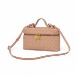 BV сумка розовая кожа с ручкой