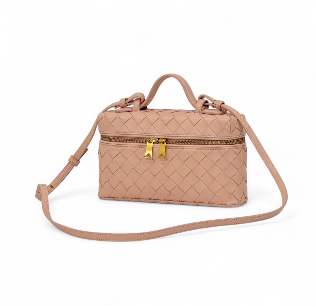 bv-sumka-rozovaya-kozha-s-ruchkoj.jpg BV сумка розовая кожа с ручкой — изображение 1