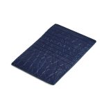 BV визитница молния сзади цвет синий крокодил