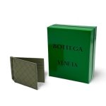 BV зажим 6 визиток большой хаки теленок