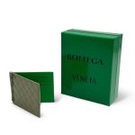 BV зажим 6 визиток большой хаки (зеленый внутри) теленок