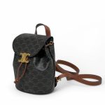 CELINE рюкзак коричневая монограмм золото