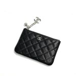 CHANEL ключница черная икра серебро