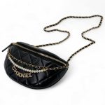 CHANEL сумка черная с жемчугом