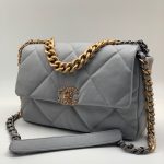 CHANEL сумка-конверт 30 см серая