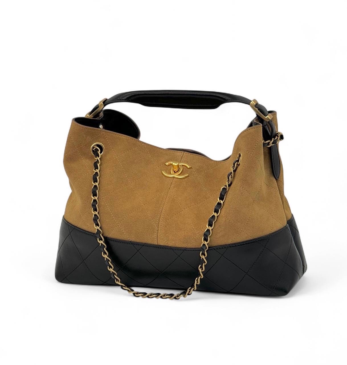 chanel-sumka-shopping-zamsha-bezhevaya-i-kozha.jpg CHANEL сумка Shopping замша бежевая и кожа — изображение 1