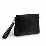 DIOR барсетка черная крок