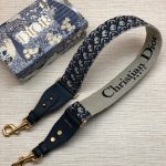 DIOR ремень синяя монограмма фурнитура золото