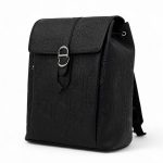 DIOR рюкзак черная кожа того с фирменным тиснением бренда