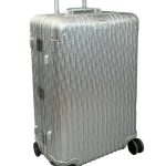 DIOR с монограммой серебристый средний