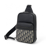 DIOR слинг кожа с классическим текстилем в жакарде