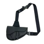 DIOR слинг седло черная кожа того