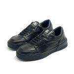 DOLCE&GABBANA кеды черные лого на язычке